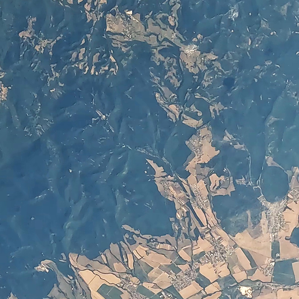 Nadir Earth-observation imagery from altitude