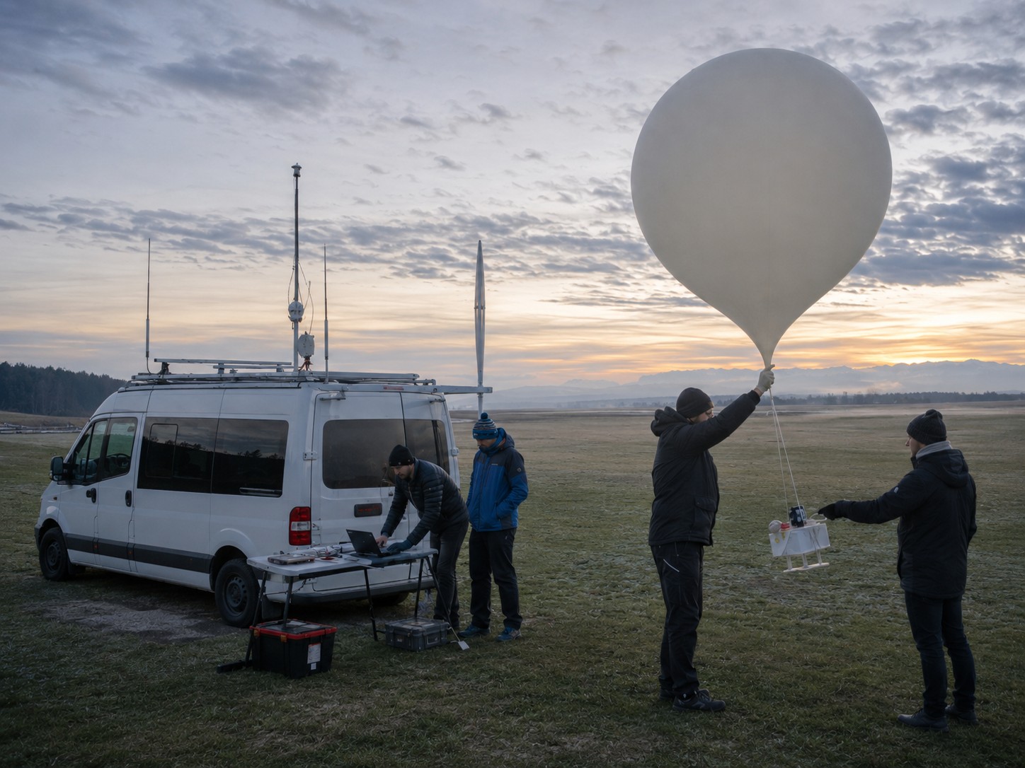 Field launch preparations