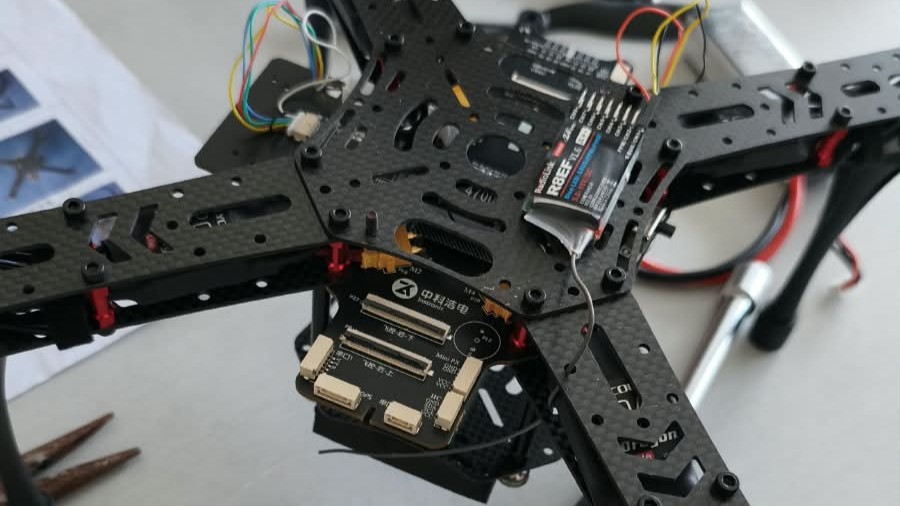 UAV airframe on the workbench