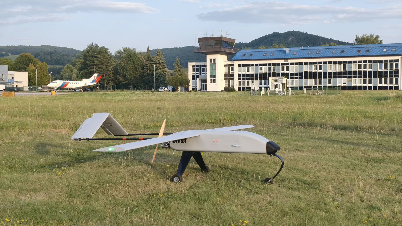 UAV on the flight line